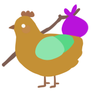 A gold and spring chicken