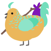 A honey and mint chicken with a half-lace pattern