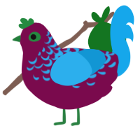 wax, a wine and sky chicken with a half-lace pattern