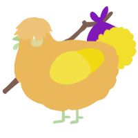 A honey and yellow chicken
