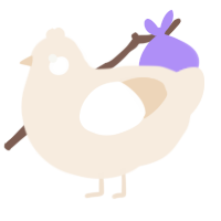 A cream chicken