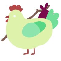A apple and spring chicken