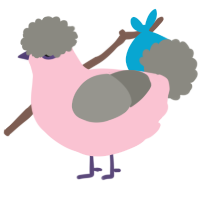 A rose and ash chicken