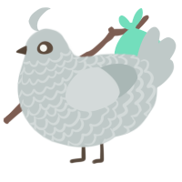 (unnamed), a silver chicken with a lace pattern