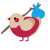 A crimson and beige chicken with a head pattern