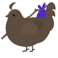 im gonna bark at you, a bark chicken