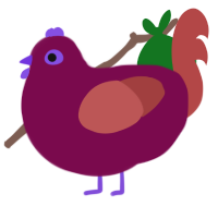 A wine and red chicken