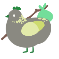 A ash and lemon chicken with a neck-speckle pattern