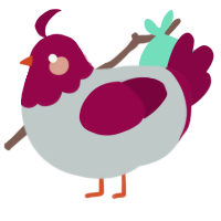 A silver and maroon chicken with a head pattern