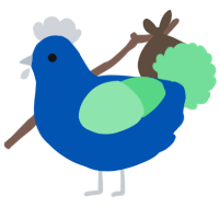 A ultramarine and spring chicken