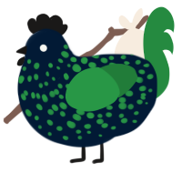 laser tag carpet, a tumblr and viridian chicken with a speckle pattern