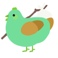 A spring and gold chicken