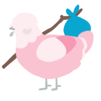 A rose chicken with a head pattern