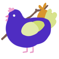 A indigo and lemon chicken