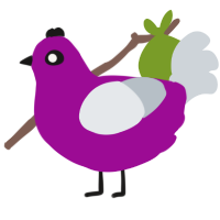 A plum and mist chicken