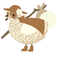 A silver and white chicken with a lace pattern