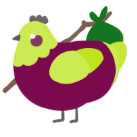 A wine and lime chicken with a head pattern