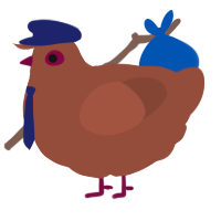 A russet chicken