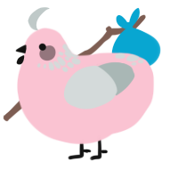 Feather Duster, a rose and silver chicken with a neck-speckle pattern