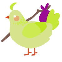 A lemon and lime chicken with a neck-speckle pattern