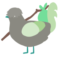 A ash and gluppy chicken