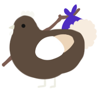 A bark and cream chicken