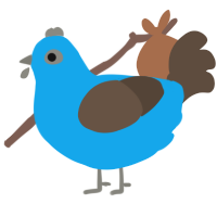 A sky and bark chicken