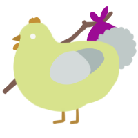A lemon and silver chicken