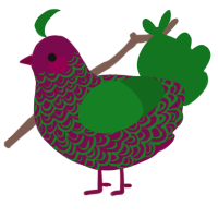 Falala, a wine and leaf chicken with a double-lace pattern