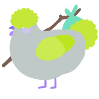 A silver and lime chicken