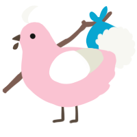 A rose and white chicken