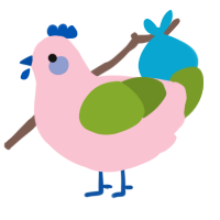 A rose and chartreuse chicken