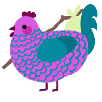 Crochet, a orchid and sea chicken with a lace pattern