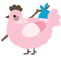 A rose chicken with a neck-speckle pattern