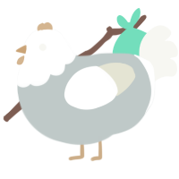 A silver and white chicken with a head pattern