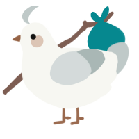 A white and silver chicken