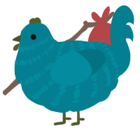 A sea chicken with a bar pattern
