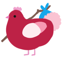 A crimson and rose chicken