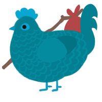 A sea chicken with a lace pattern