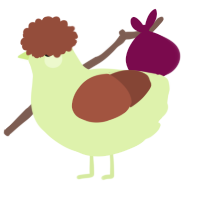 A apple and russet chicken