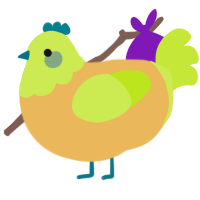 A honey and lime chicken with a head pattern