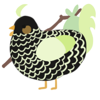 Green beans, a sable and apple chicken with a lace pattern