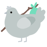 A silver chicken