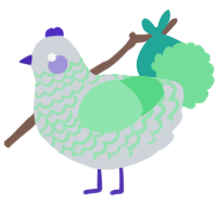A mist and spring chicken with a lace pattern