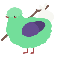 A spring and overcast chicken
