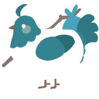 A rose and sea chicken with a head pattern