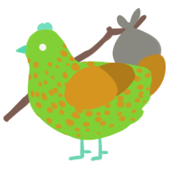 Speckled Lima Bean, a grass and ochre chicken with a speckle pattern