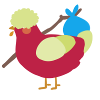 A crimson and lemon chicken