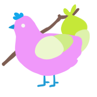 A lavender and apple chicken
