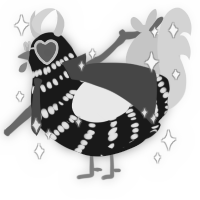 A sable and mist chicken with a bar pattern